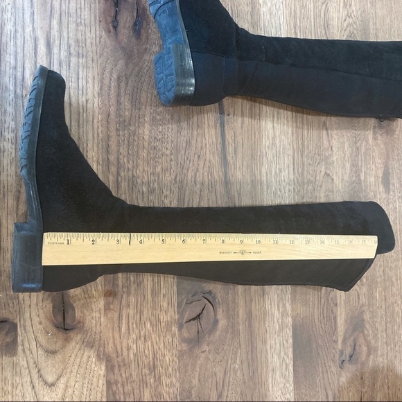 Stuart Weitzman sz 5 black suede OTK tall boots - Picture 10 of 15